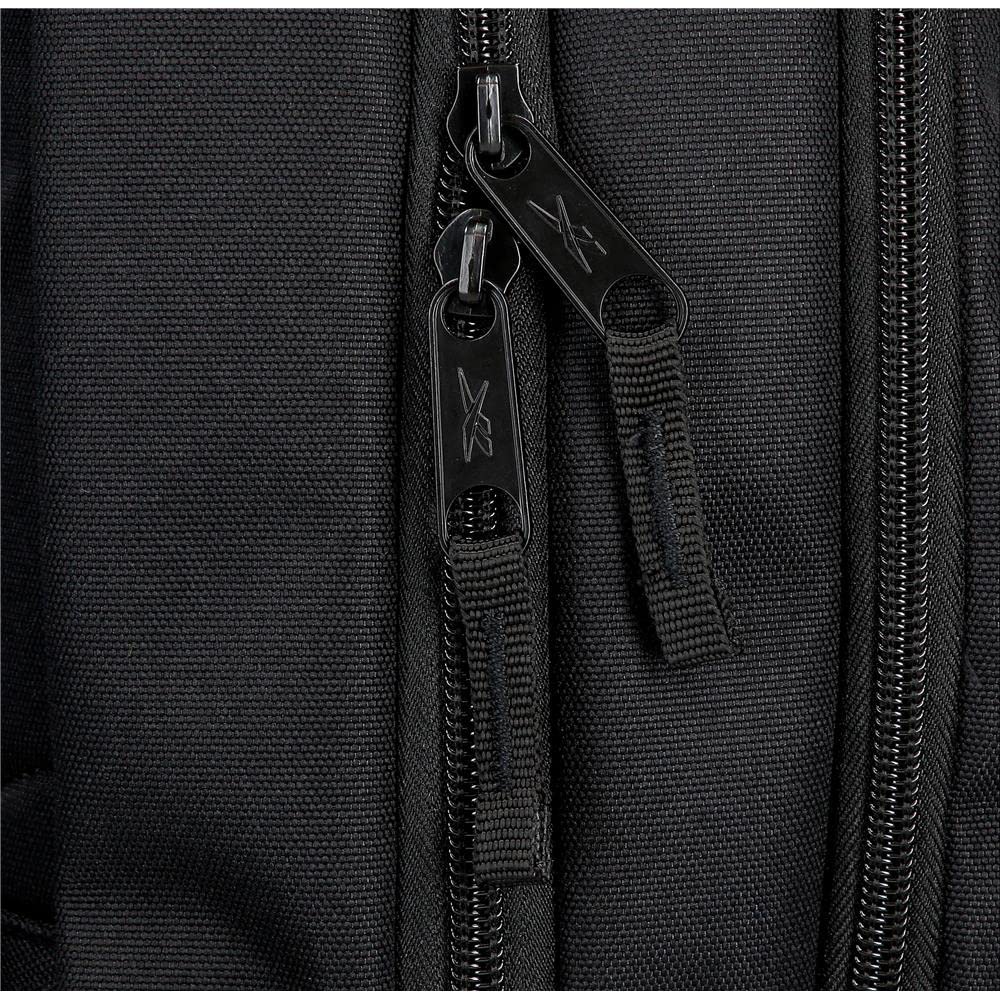 Reebok Andover Mochila Compact 2 Ruedas Negro 32x43x21 cms Poliéster 28,9L