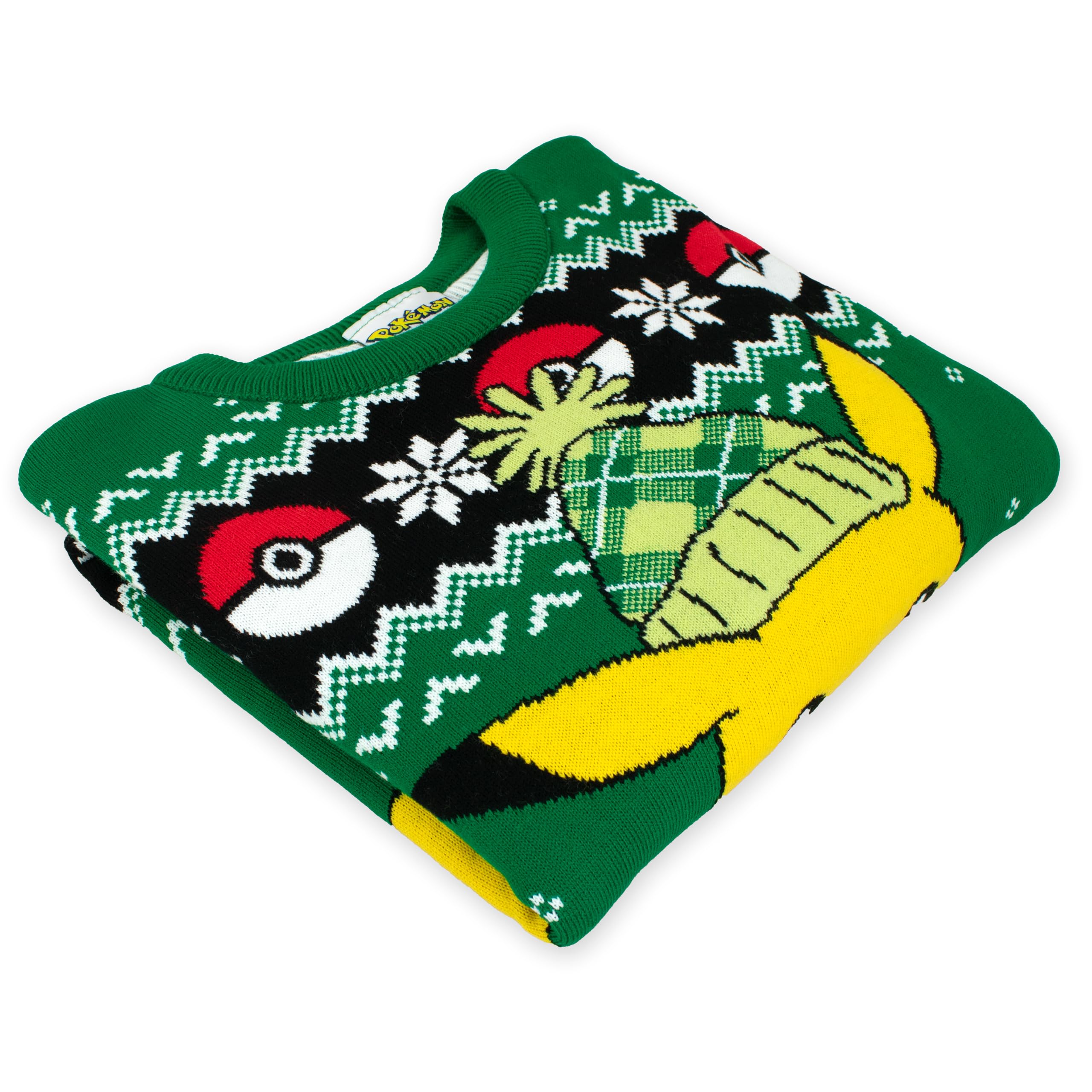 Pokémon Maglione Natalizio Uomo | Pikachu Maglione Lungo Natale | Felpa Natalizio Uomo