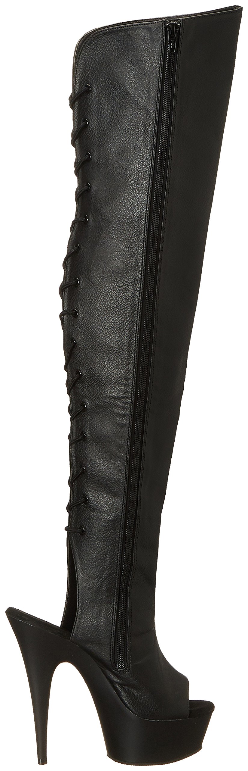 Pleaser DEL3019/B/PU, Botas Mujer