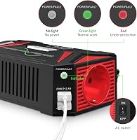 BESTEK 300W Inverter 12V 230V TÜV Autós Áramátalakító USB Portokkal 3