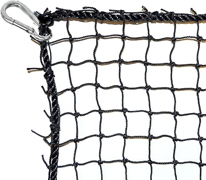 #18 Nylon Golf High Impact Net, 3/4" Mesh, Black