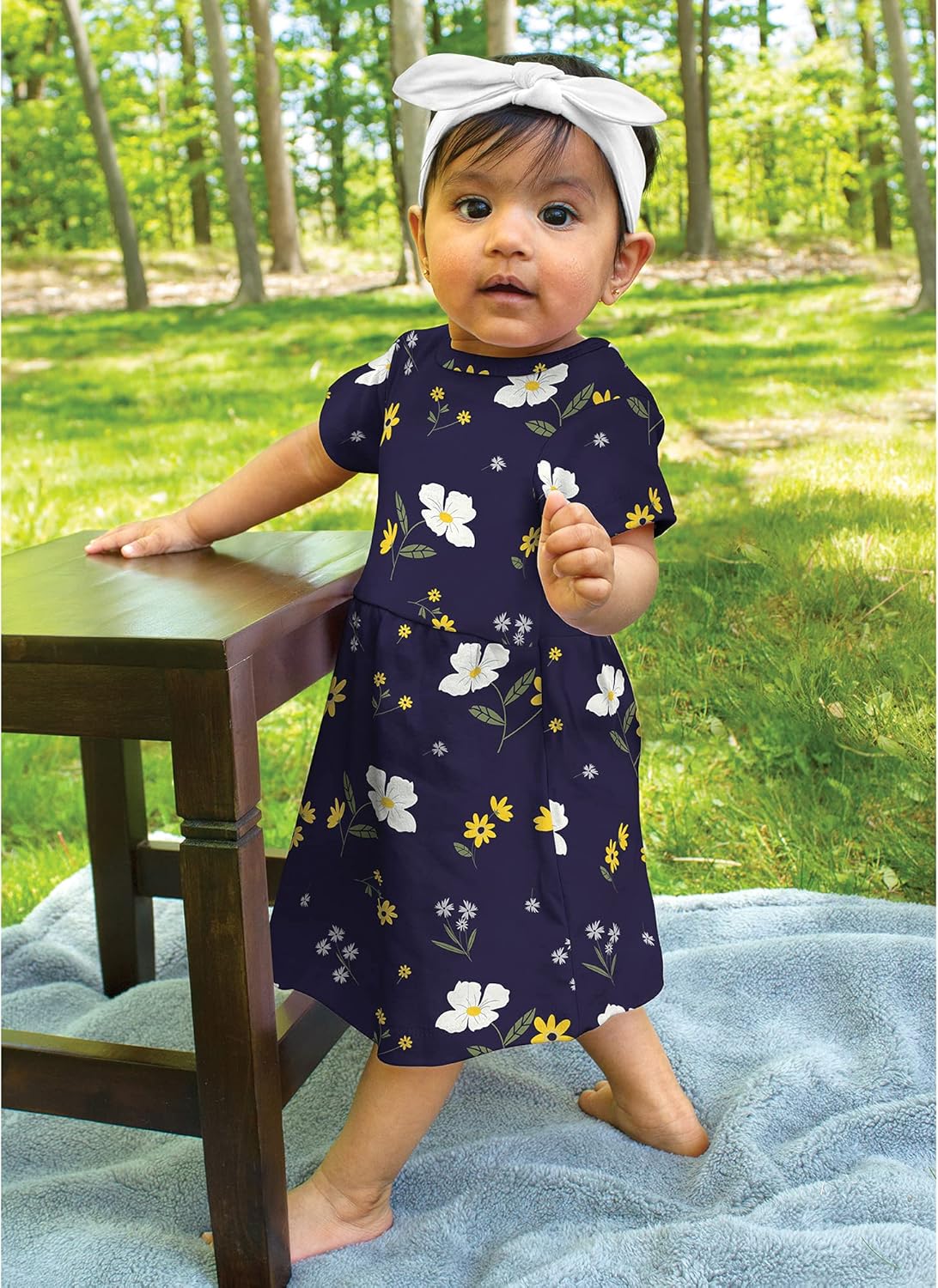 Vista 4 de Hudson Baby - Vestidos de algodón para niñas