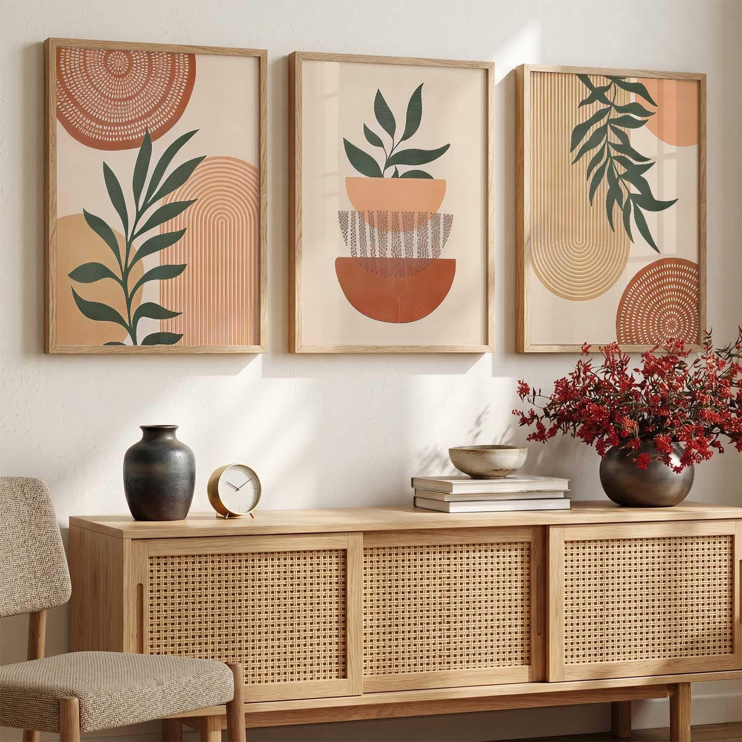 Bohemian Art Prints - 3 Maximalist Frames -15 Bohemian Art Prints - 3 Maximalist Frames -15