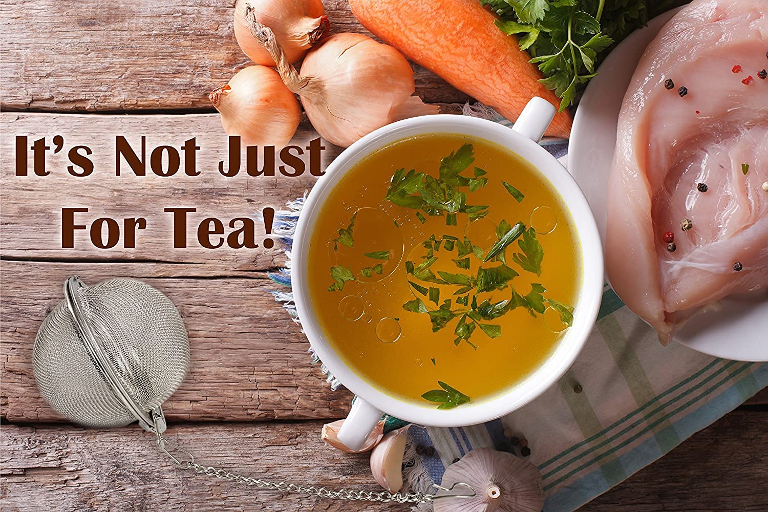 Stainless Steel Tea Infuser - Loose Leaf Tea Strainer -2