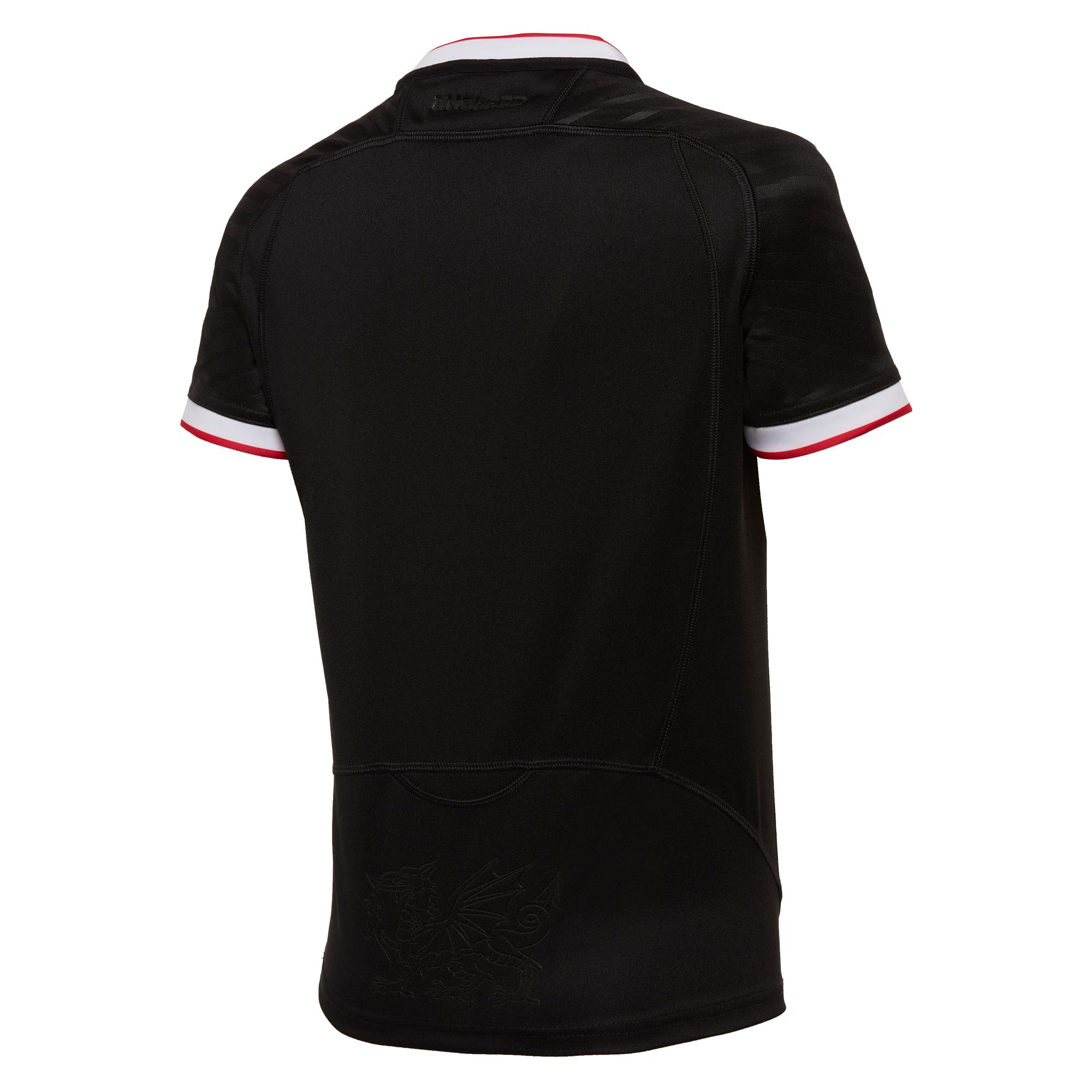 Macron 58125440 Wru M20 WRU M20 Maillot Alternate Poly Replica Ss Jr, Noir, Jl Homme
