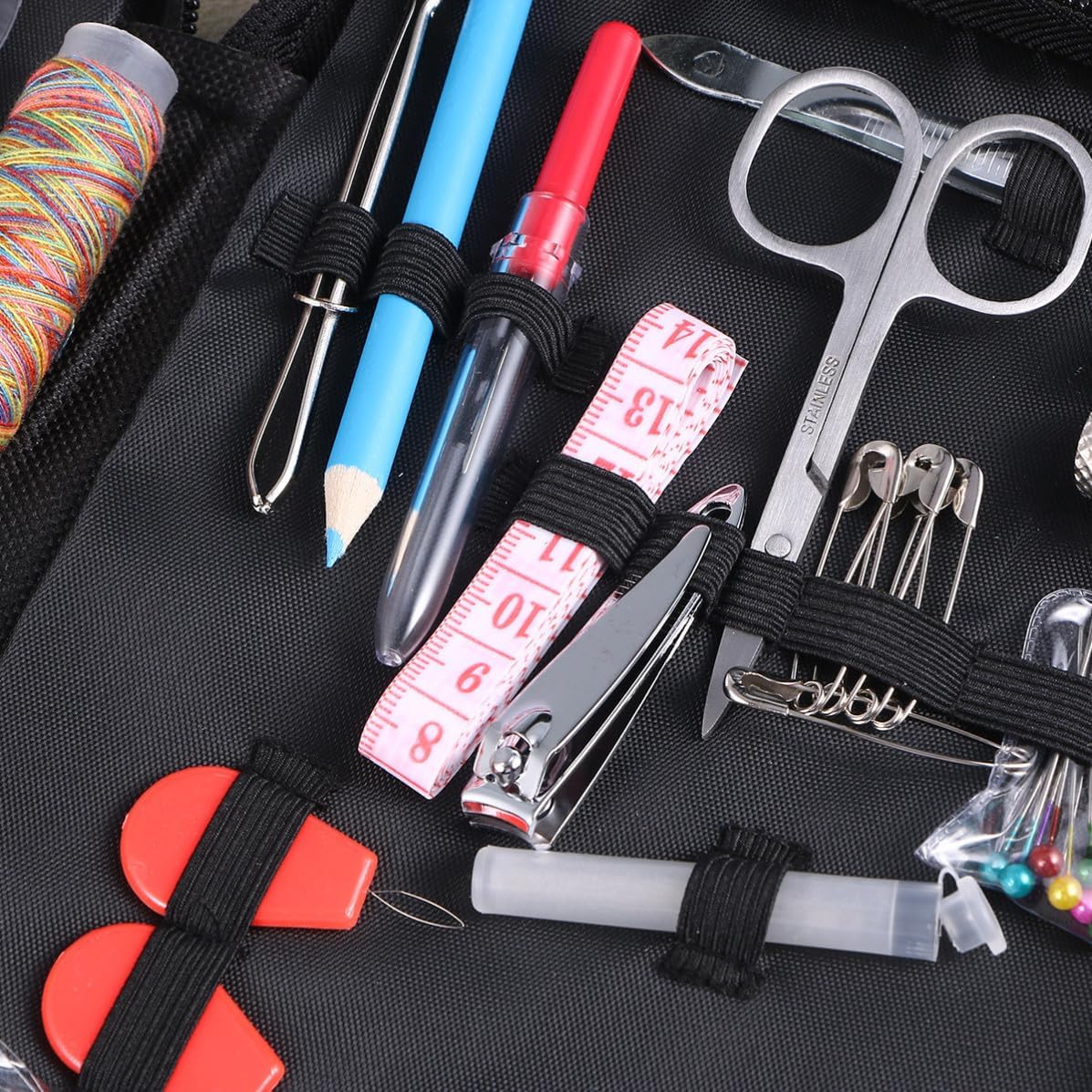 98pcs Mini Sewing Kit for Home Travel Portable Cloth Set