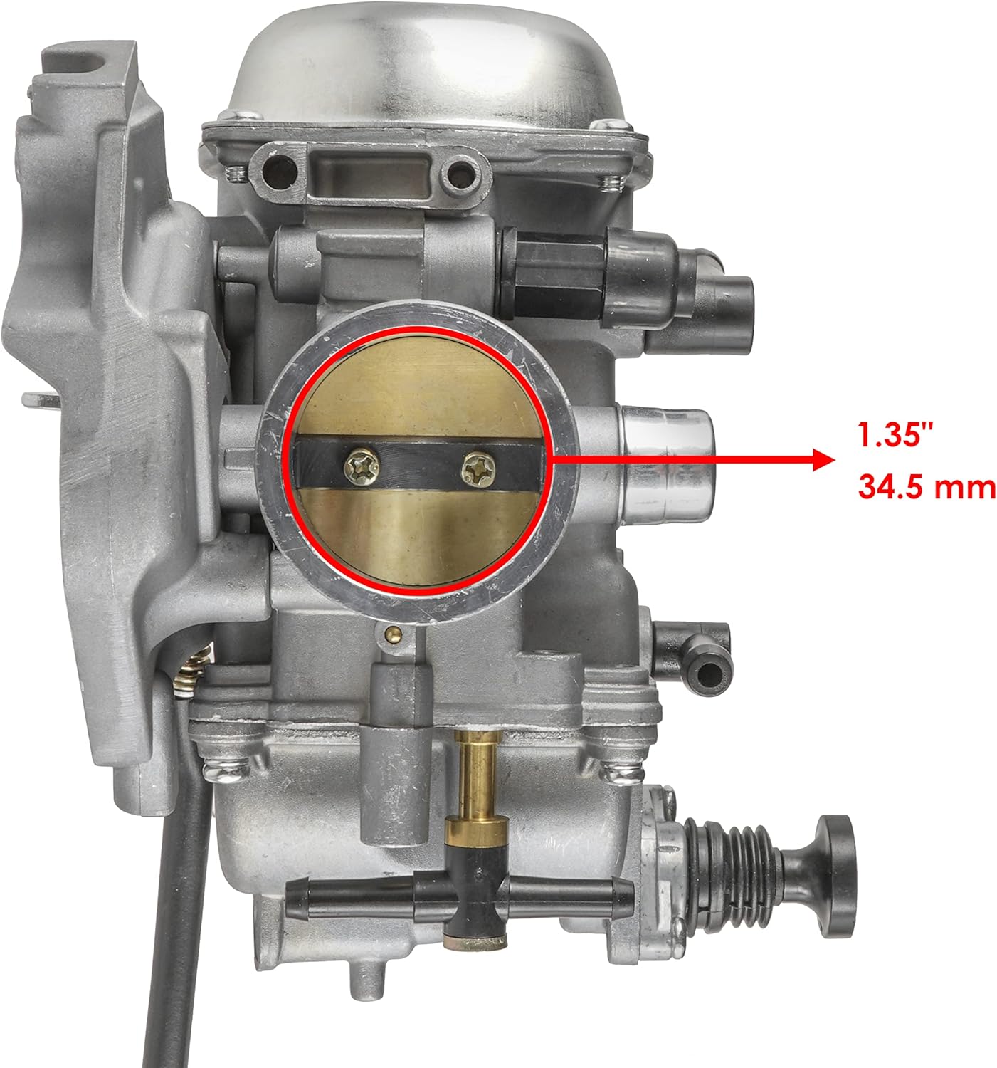 Caltric Carburetor Compatible with Kawasaki Prairie 400 Kvf400 Kvf 400 2X4 4X4 1999-2002
