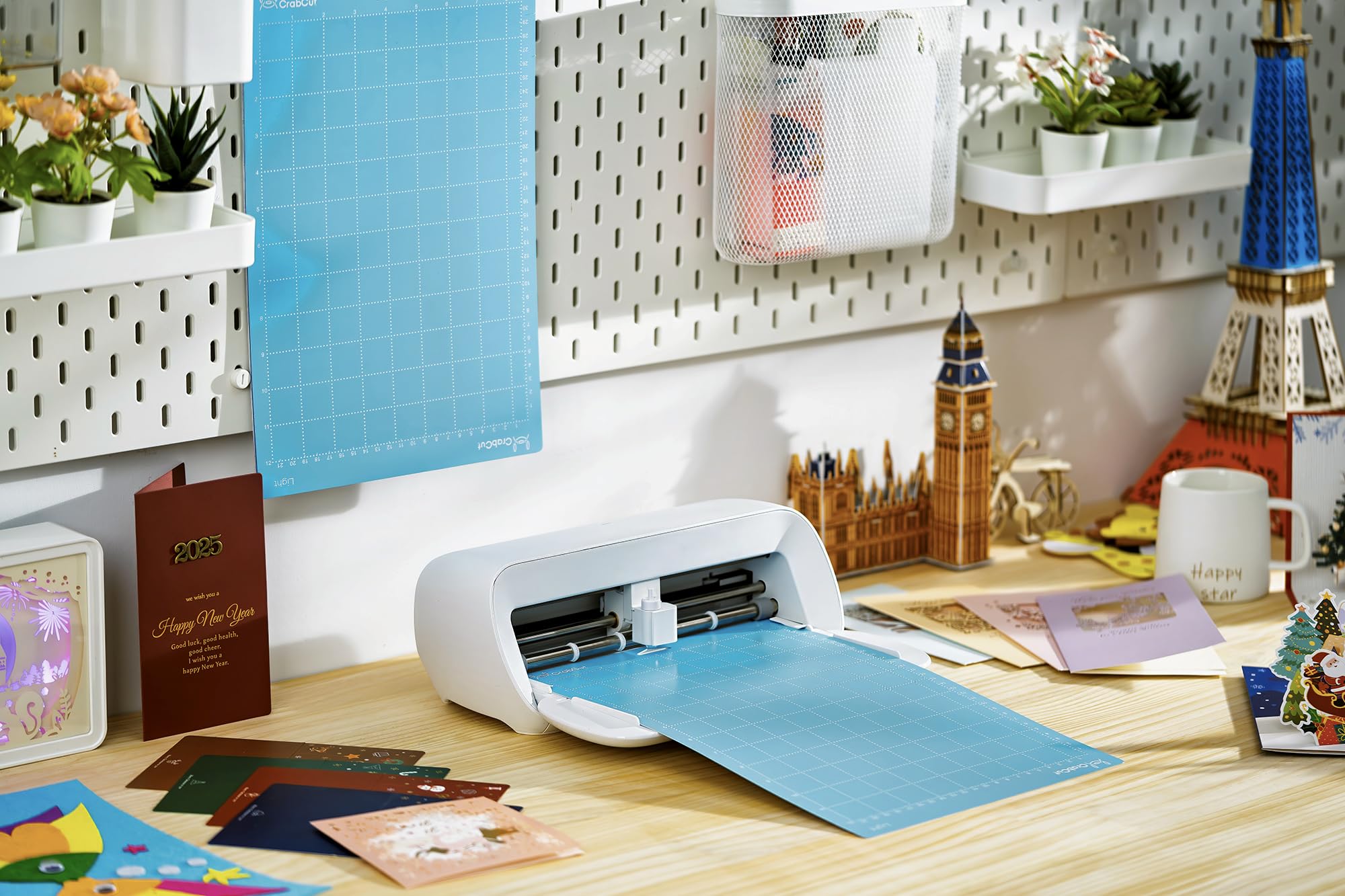 Tappetini da taglio per Cricut Joy Xtra adesivo di ricambio blu chiaro