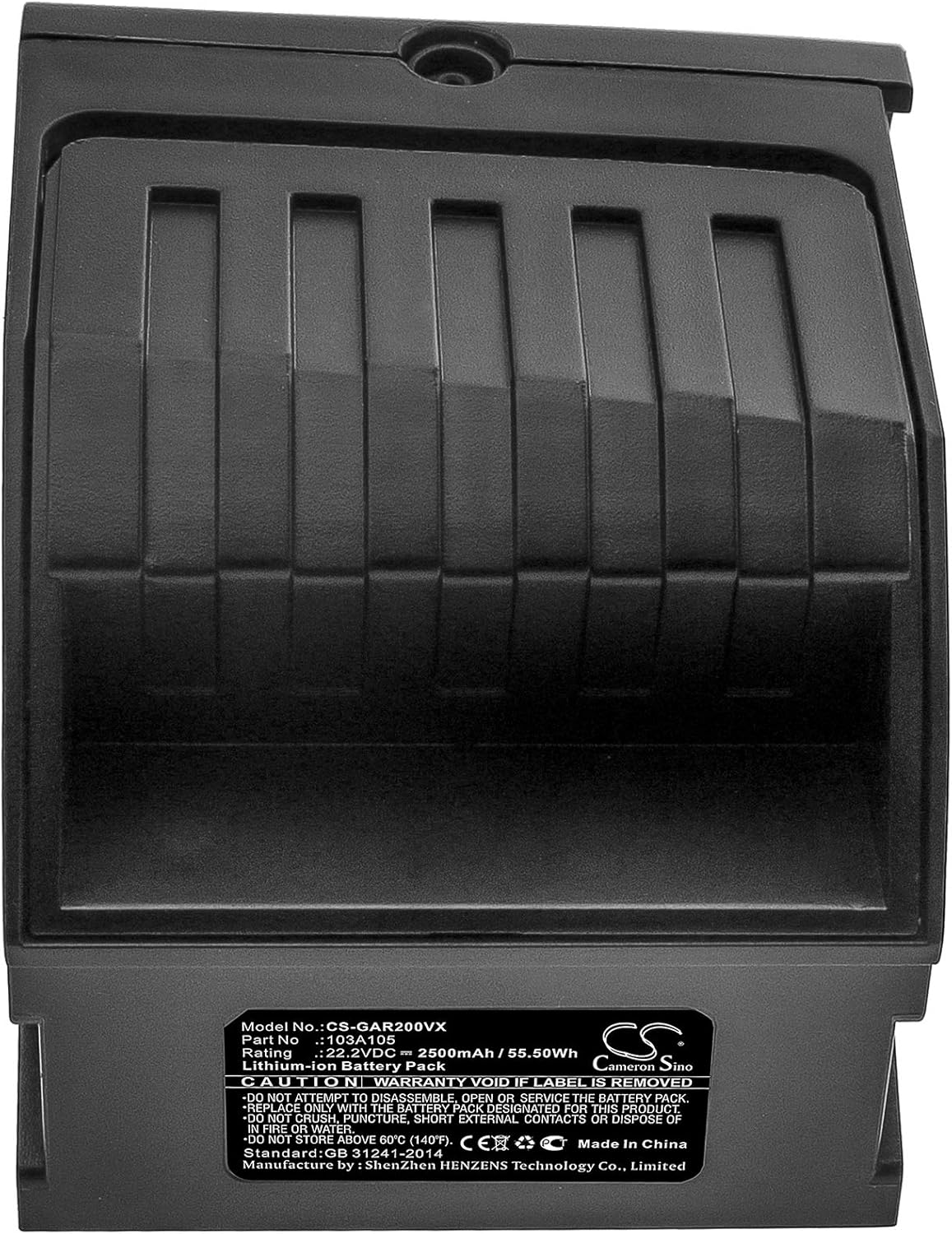 Cameron Sino Battery for Gtech AirRam MK2, AirRam MK2 K9, AR20, AR21, AR29, AR30 PN:Gtech 103A105 2500mAh / 55.50Wh