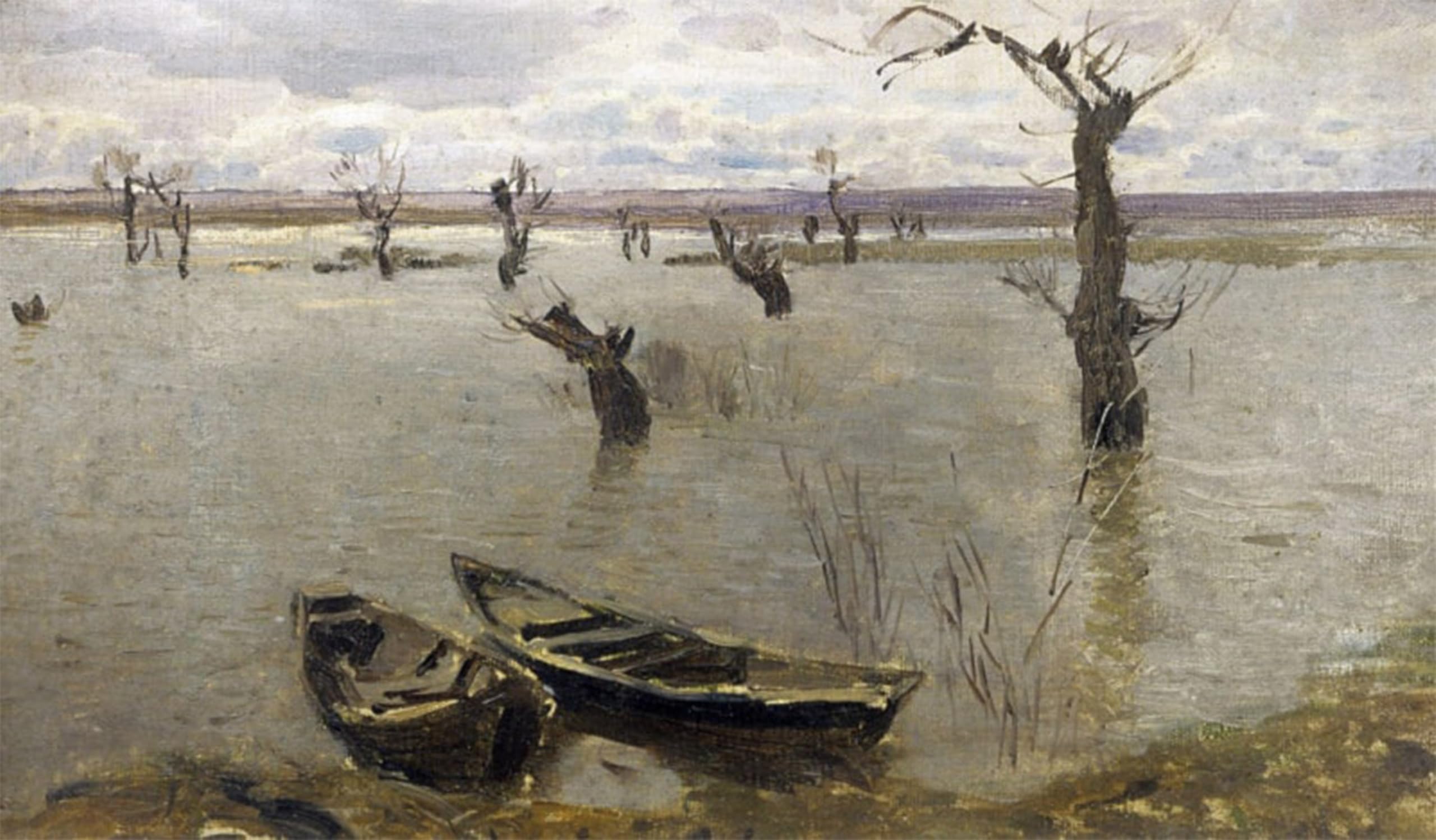 Serendipitp No Frame Vintage Picture Print On Canvas Wall Art Poster Spill Isaac Levitan Artwork Print Poster For Wall Decor 60X90cm