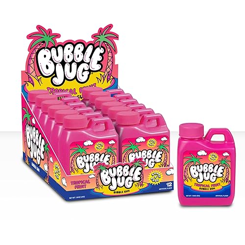 Miniatura 26 de Bubble Jug | Goma de mascar de fruta tropical | Dulce de los 90 | Goma de mascar Shake N' Chug | Traído a ti por Iconic Candy (2)