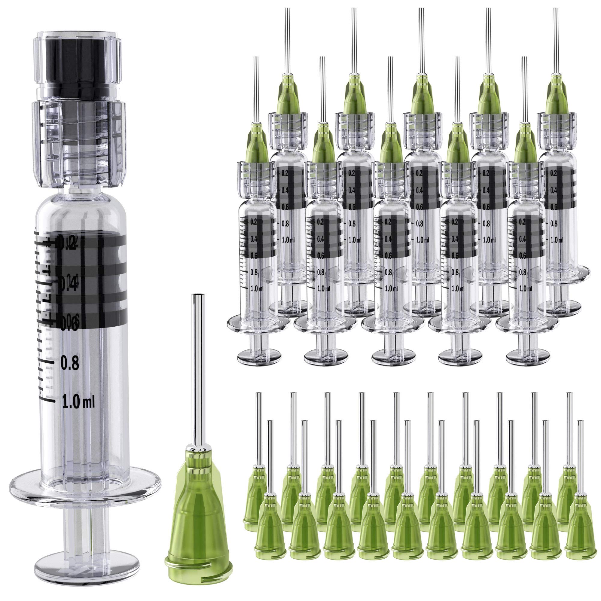 Buy MyMed 100 Pack Borosilicate Glass Luer Lock Syringe 1ml Capacity