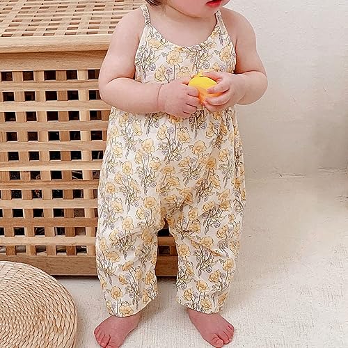 Miniatura 4 de Ropa de bebé para niñas recién nacidas, diseño floral, para verano, con ramas de árbol de dibujos animados, para cumpleaños de niñas de 4 años