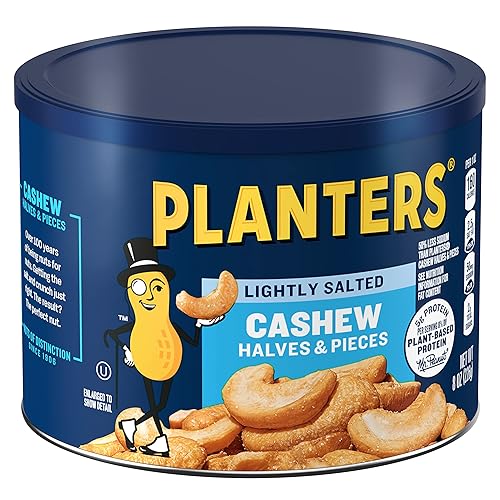 Miniatura 4 de Planters Marañón en mitades y pedazos ligeramente salado 8 oz
