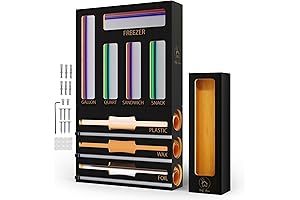 9-in-1 Wrap Stand and Bag Organizer: Declutter Your Kitchen with Ease