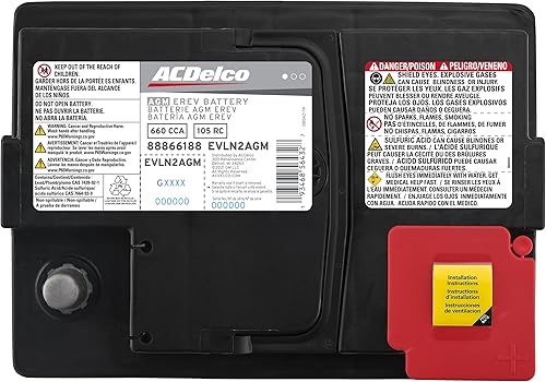 Miniatura 4 de ACDelco Plata EVLN2AGM (88866188) Batería EREV AGM BCI Group LN2