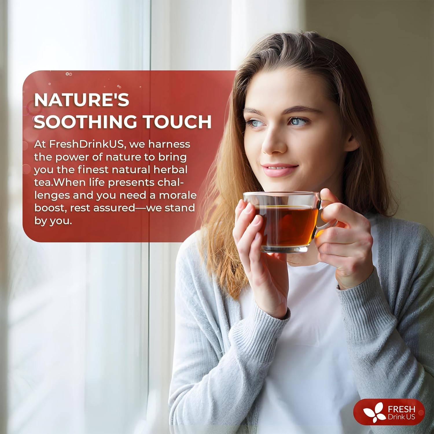 FreshDrinkUS, Premium Colon Cleanse Tea – 60 Tea Bags – Rhubarb Root & Hawthorn Berry with Senna, Lotus Leaf, Valerian Root & Psyllium Husk – Herbal Blend, Caffeine-Free. Vegan - Image 9