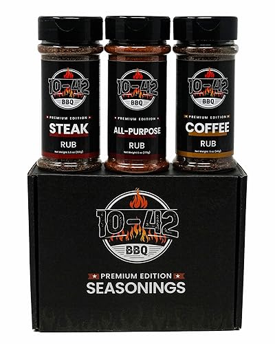Vista 11 de 10-42 BBQ Brisket Rub - Condimento de especias totalmente natural para carne, costilla, pechuga de res - Condimento de carne para barbacoa