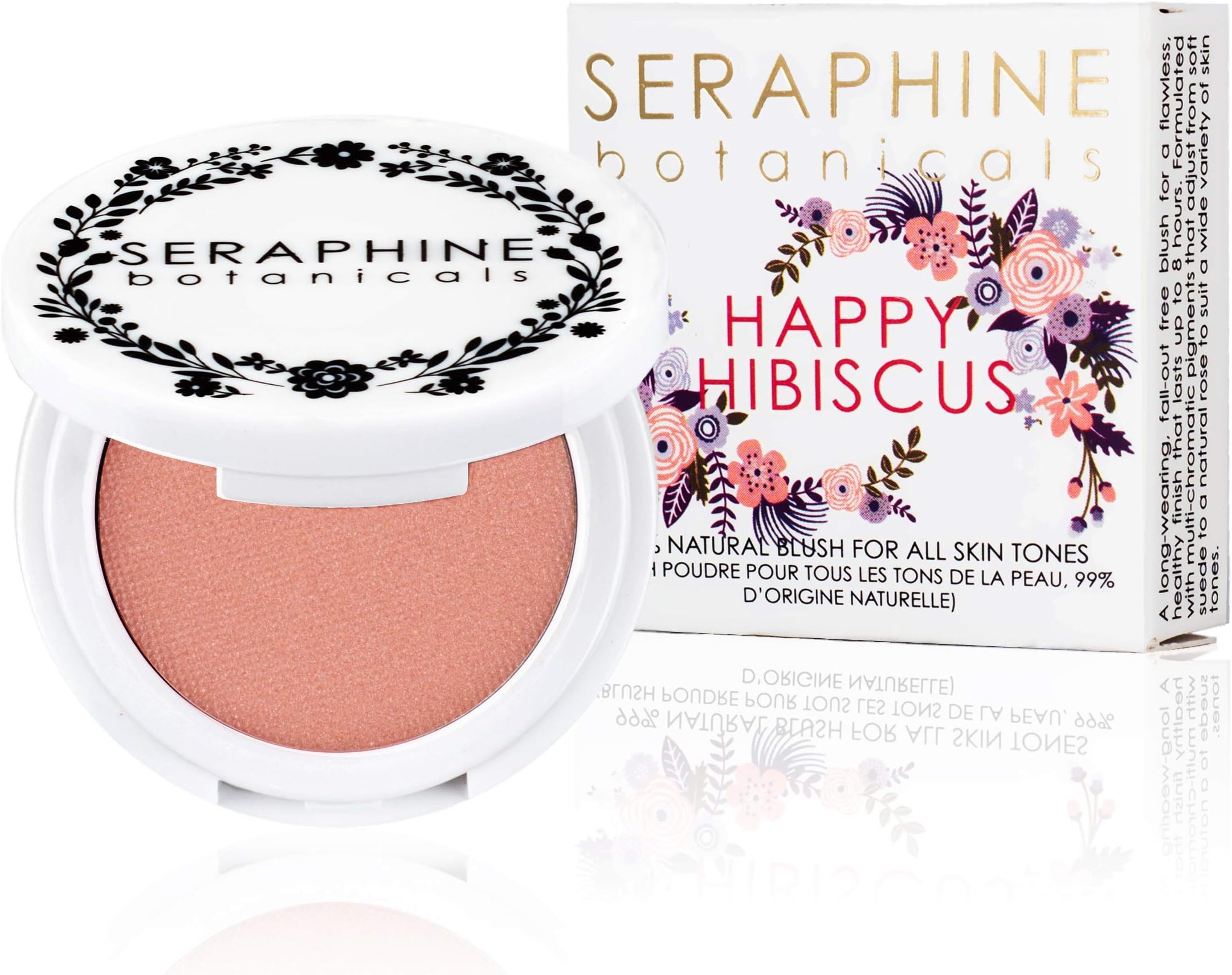 Seraphine Botanicals Happy Hibiscus - 99% Natural Blush For All Skin Tones