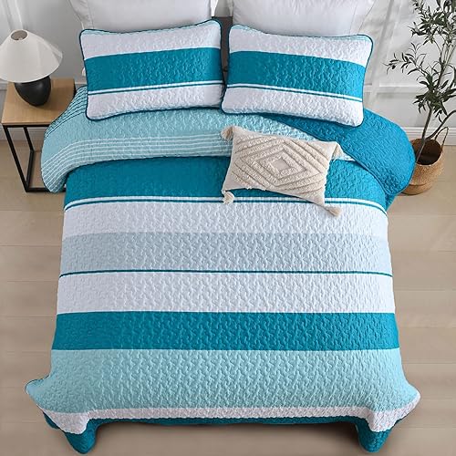 Vista 34 de Juego de edredón gris tamaño King, colcha de cultivo bohemio de otoño a rayas, juego de ropa de cama de microfibra bohemia de 3 piezas, colcha Gris