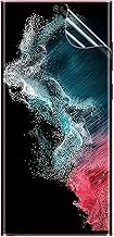 MHtech 3 Pack Screen Protector Compatible with Samsung Galaxy S22 ULTRA / S22 ULTRA 5G, In-Display Fingerprint Support, HD Clear Flexible TPU Film, Case Friendly [NOT TEMPERED GLASS]