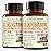Glucosamine Sulfate with Hyaluronic Acid, Boswellia, Black Pepper & MSM Supplement - 5-in-1 Joint Supplements for Men and Women - Joint Health, Mobility & Bone Strength - FSA Eligible 2 Pack