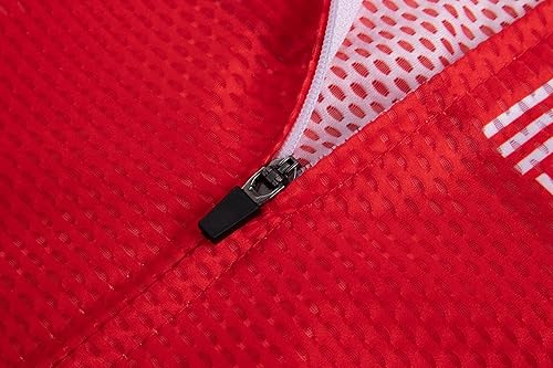 Miniatura 3 de GCRFL Conjunto de camisetas de ciclismo para mujer, altamente transpirables, pantalones cortos con bolsillos y acolchado 4D