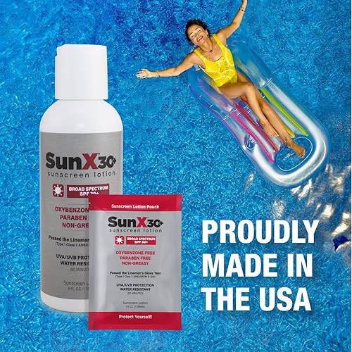 Miniatura 6 de CoreTex Sun X 30+ SPF - Paquete de 100 protectores solares individuales con protección solar de amplio espectro sin parabenos, oxibenzona y aceite,