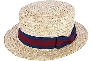 Classy Straw Boater Hat: Perfect for Men's Sophisticated Style