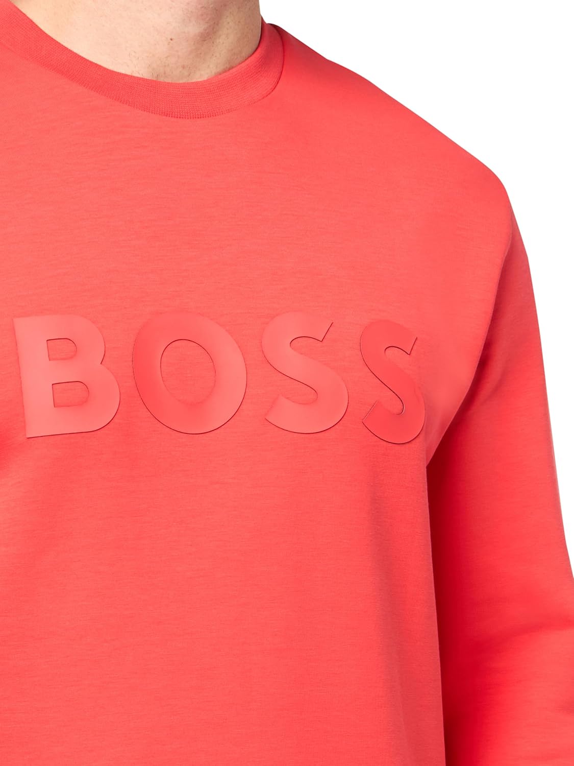 BOSS mens Boss Iconic Logo Crewneck Sweatshirt - Image 3