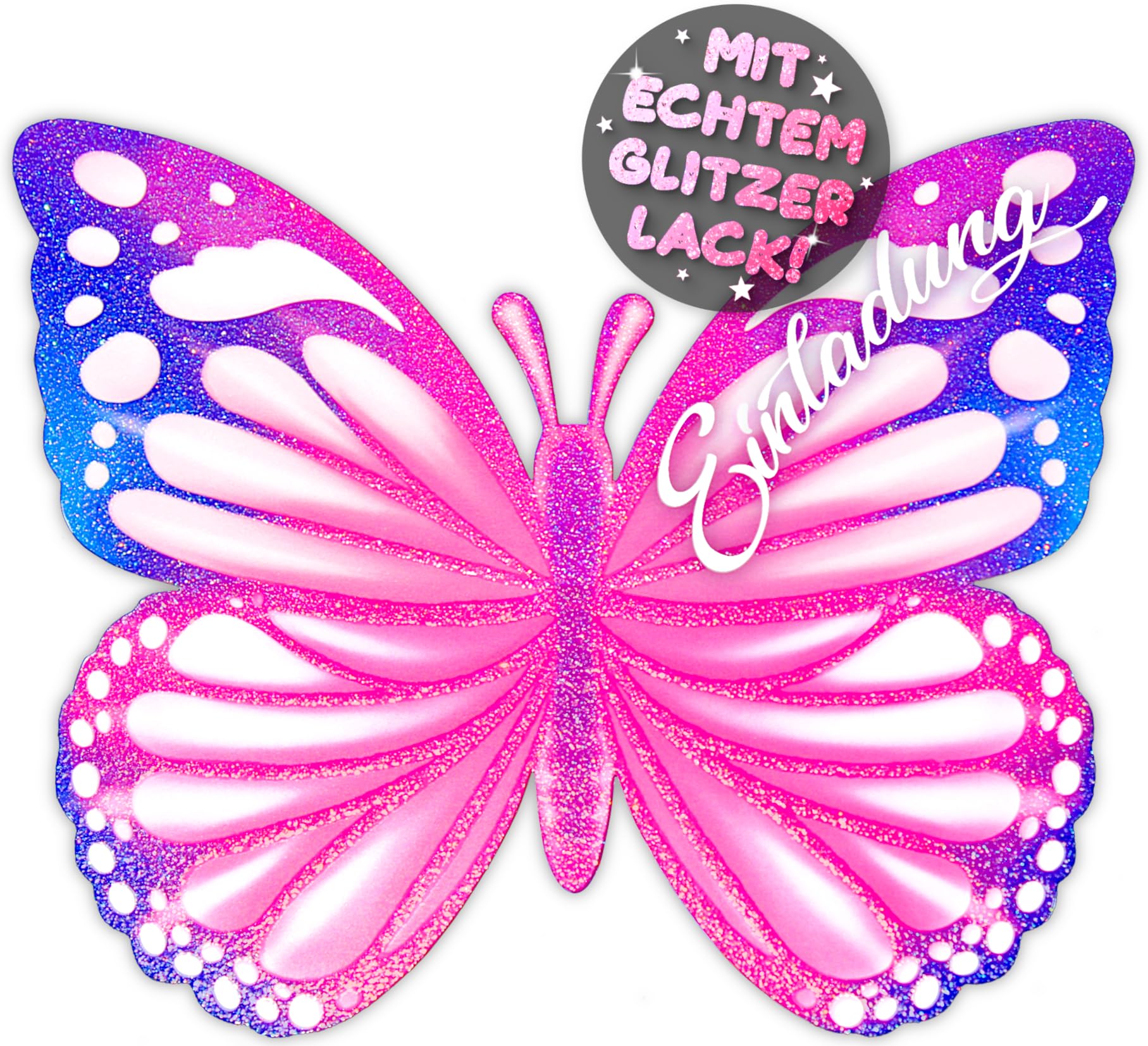 VULAVA 12 biglietti di invito con lama glitterata, per il compleanno dei bambini, per ragazze, ragazzi, per feste di compleanno, invito, cavalli, unicorno