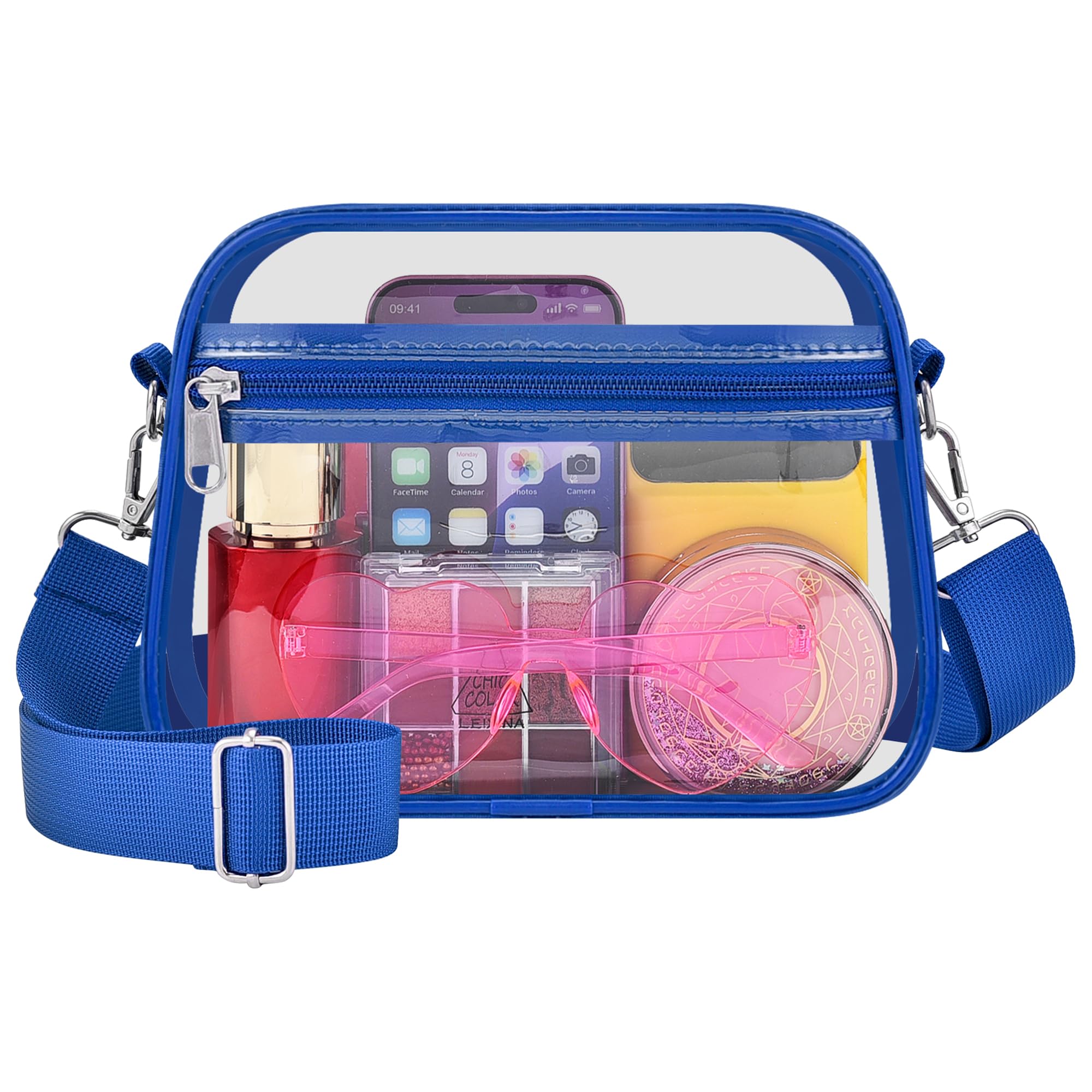 Oraben Clear Bag for Stadium Events Clear Purse Stadium Bag Satchel Handbags for Sports Events Concerts Festivals