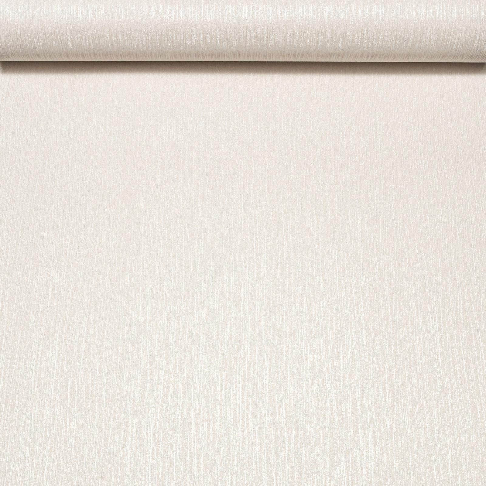 SOPHIE LAURENCE Ivory Beige Wallpaper Plain Vinyl Textured Hides Wall Cracks Slightly Imperfect Full 10m Roll