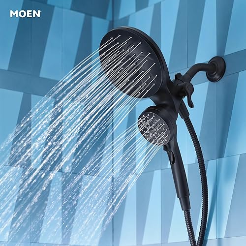 Miniatura 12 de Moen Engage Magnetix 82304 - Juego de cabezal de ducha multifunción cromado y cabezal de ducha con mango de ducha, boquilla de bañera, manguera