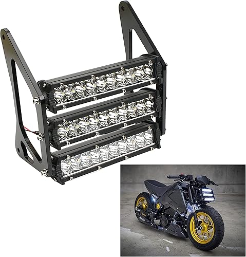 Faro LED para motocicleta en horquilla delantera para Honda Grom 125 MSX125 2013 2014 2015 2016, lámpara de luz de horquilla delantera impermeable