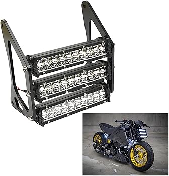 Amazon | オートバイ用LEDヘッドライト フロントフォーク用