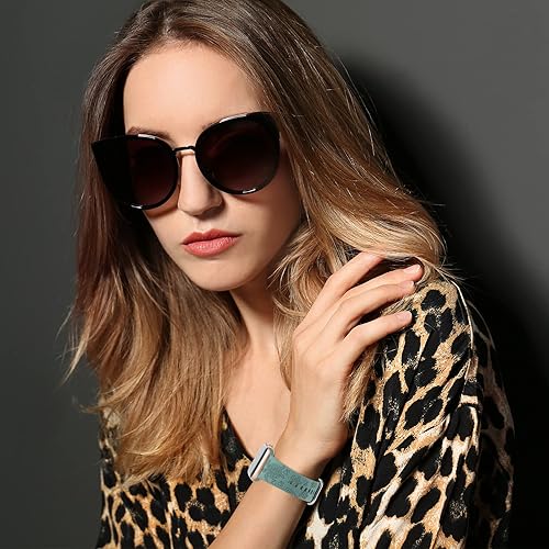 Miniatura 6 de Sea Turtle - Correa deportiva grabada compatible con Apple Watch Band de 1.496 pulgadas, 1.575 pulgadas, 1.614 pulgadas, para mujer, de silicona