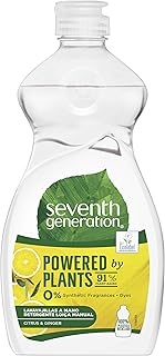 Seventh Generation Citrus&Ginger do mycia w zmywarce do naczyń 0% syntetycznych zapachów i kolorów, 500 ml