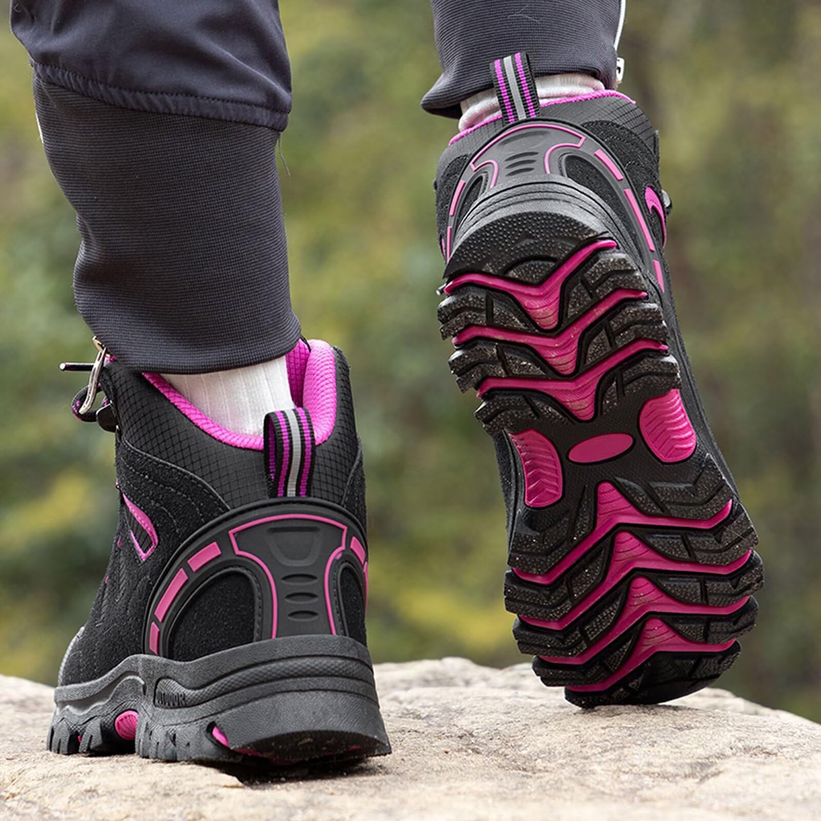 Buty trekkingowe kobiet wodoodporne boty turystyczne antypoślizgowe botki