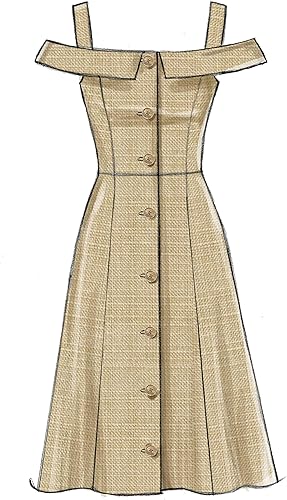 Miniatura 6 de McCalls Patterns McCalls Patterns - Patrones de costura para vestidos de mujer tallas 6 a 14 6 a 8 a 10 a 12 a 14 color blanco