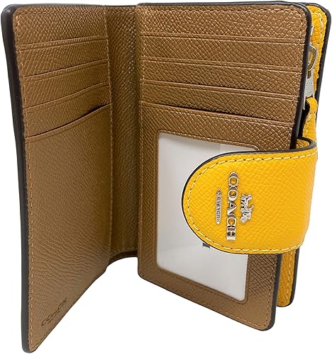 Miniatura 3 de COACH Cartera mediana con cremallera en las esquinas estilo n 6390 Canary, Canario, Cremallera de esquina mediana