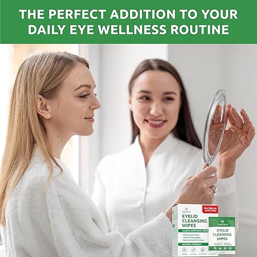 Miniatura 6 de Toallitas para párpados con árbol de té y aloe vera | Toallitas de limpieza para párpados para alivio de ojos secos y picazón | Ingredientes