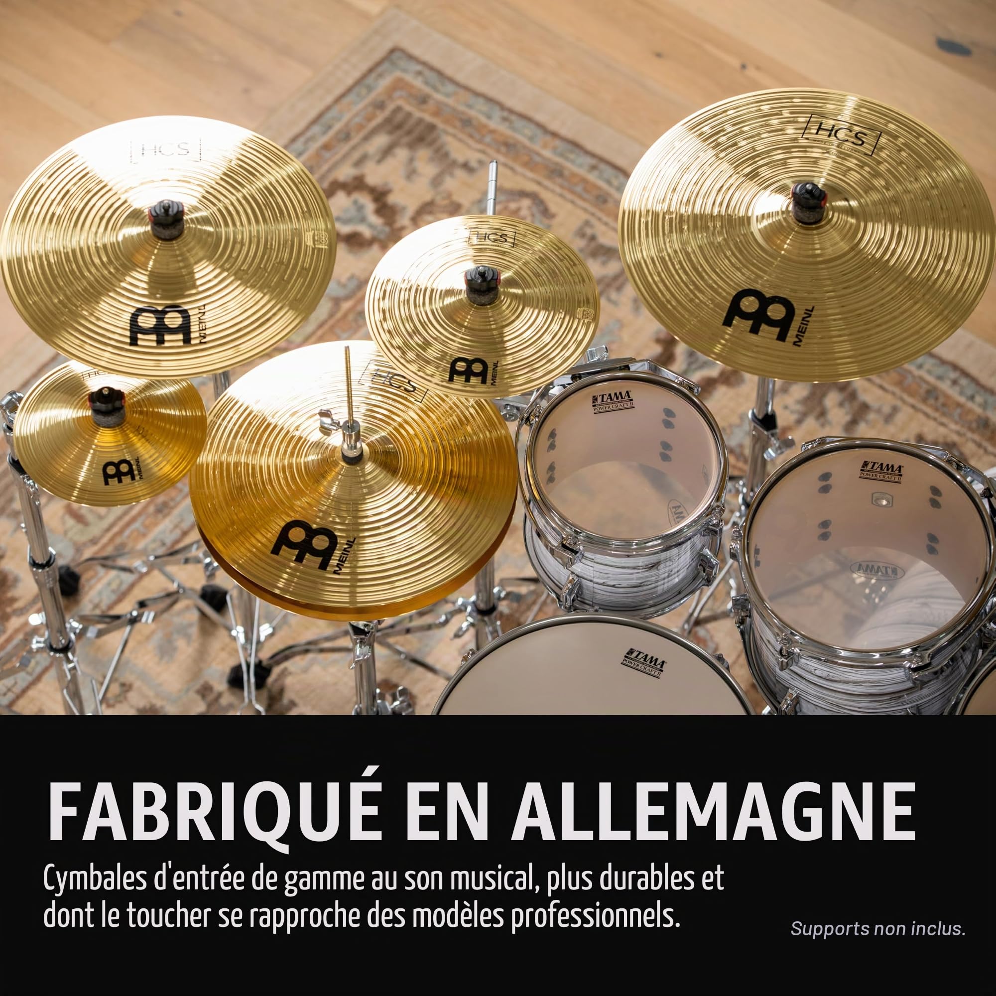 Meinl Cymbals HCS SCS1 Ultimate Jeu de cymbales spéciales Bronze