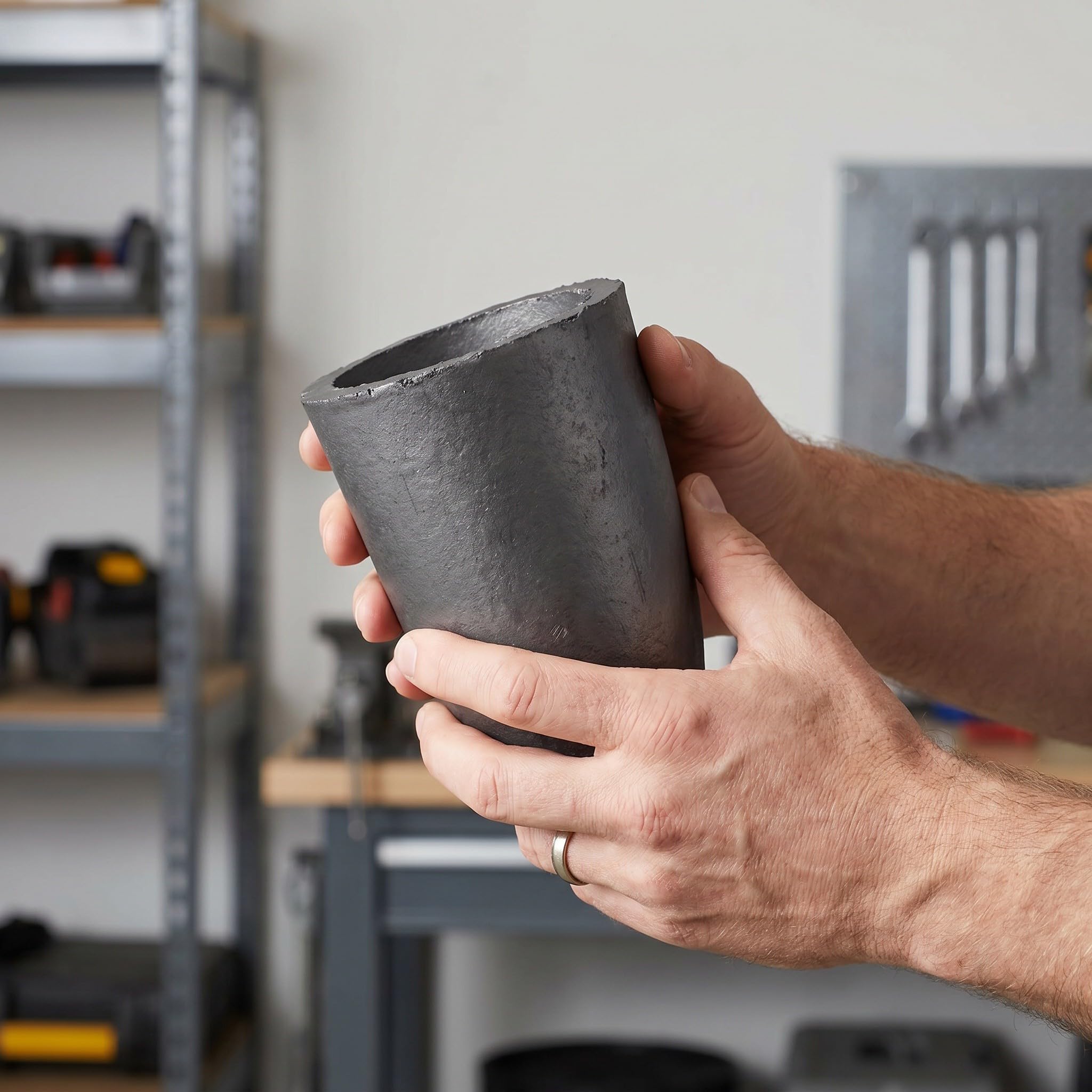 Creuset de Graphite pour Or et Cuivre, Atelier, D'impuretés