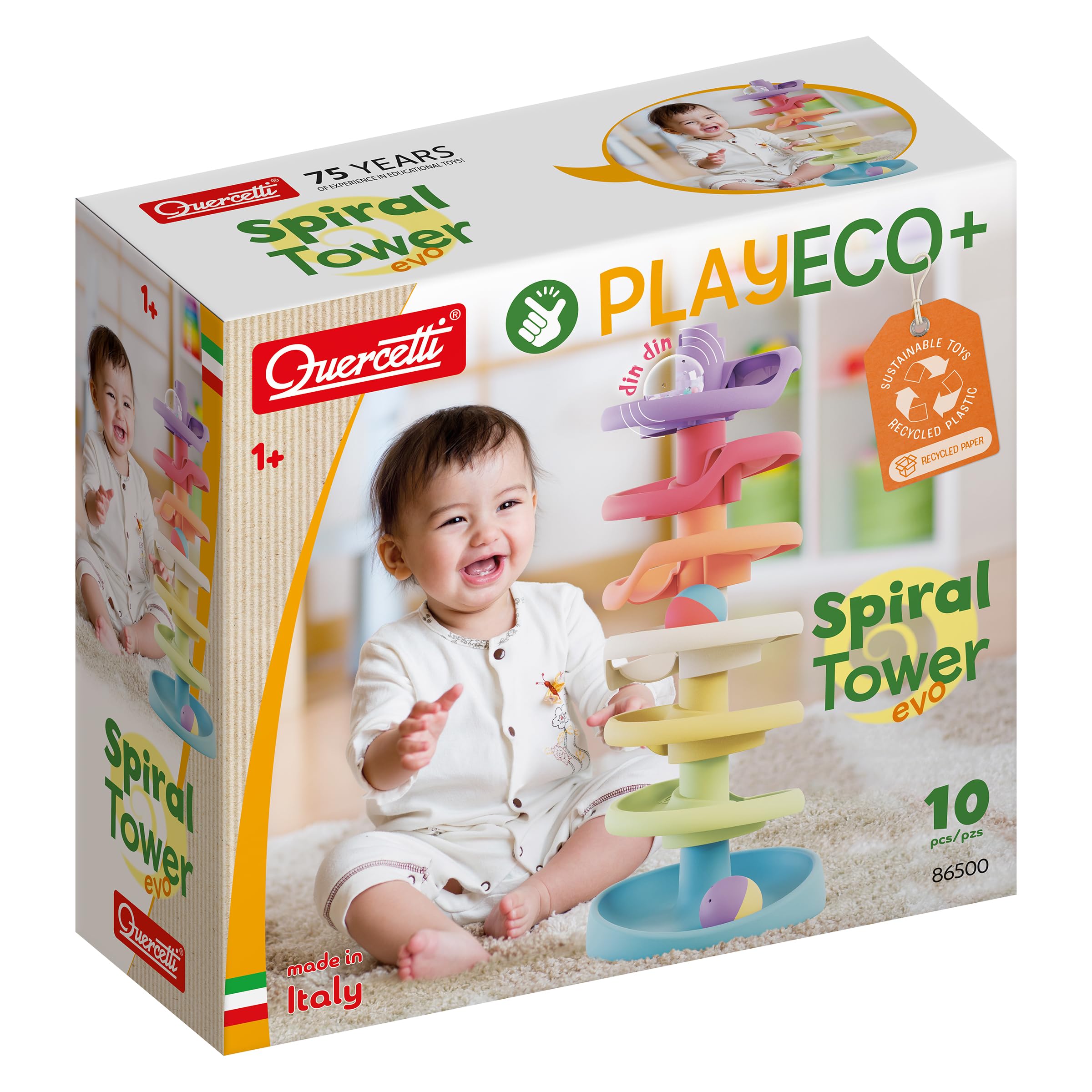 Quercetti-86500 Spiral Tower Evo