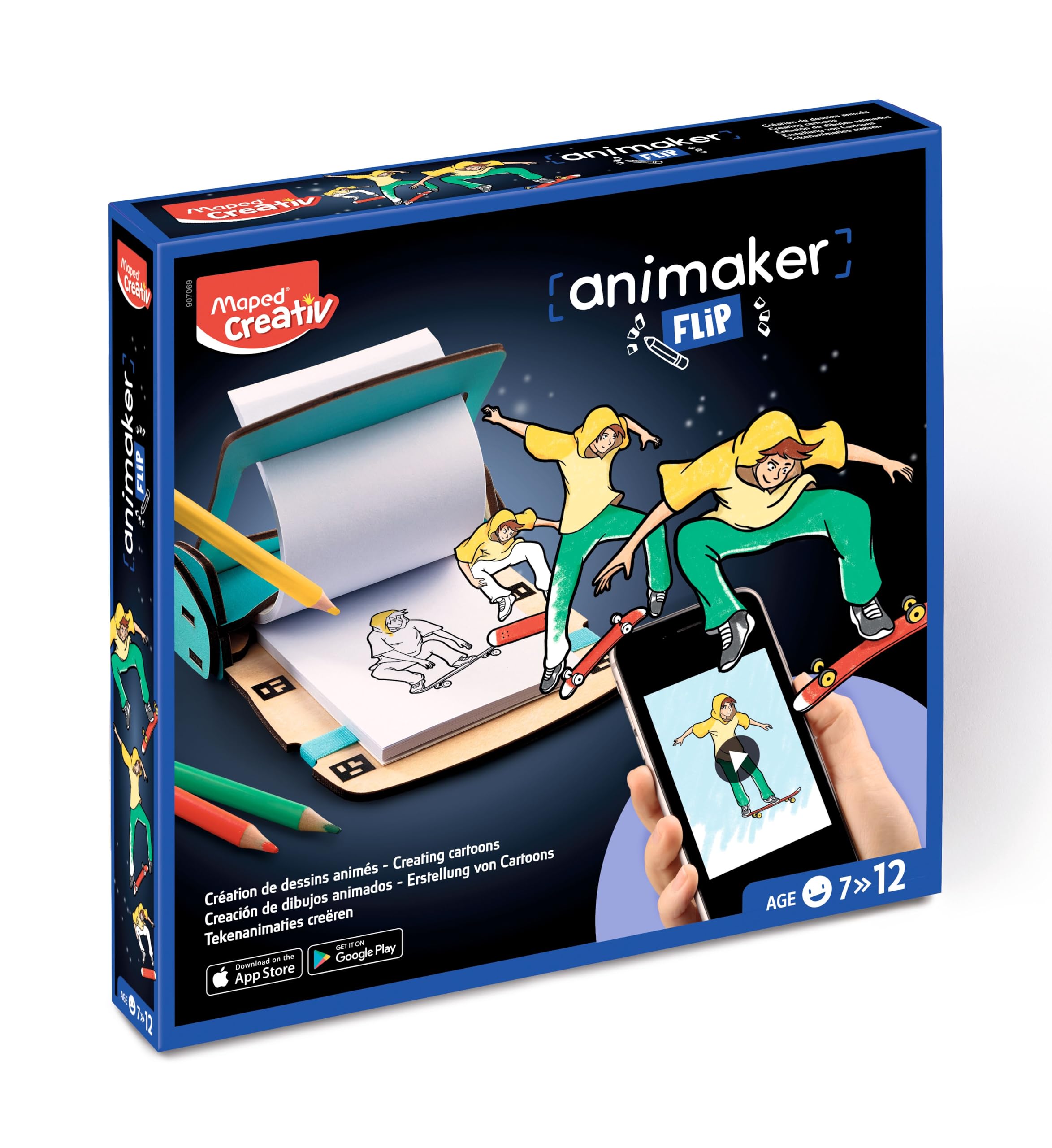 Maped CREATIV 907069 ANIMAKER FLIP Set – bunt