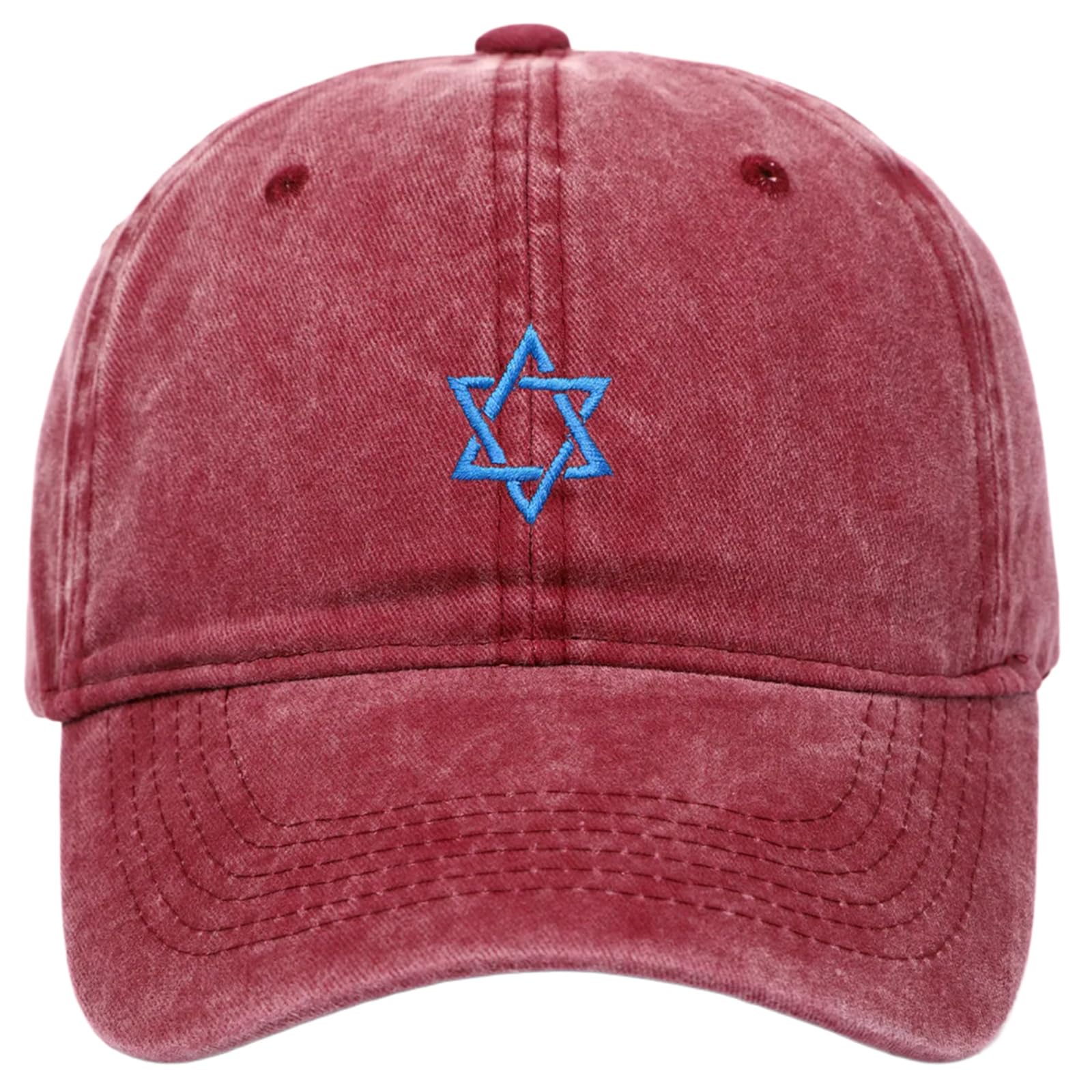 Stylish Embroidered Israel Flags Baseball Hat Comfortable Cotton Sunproof Hat Popular Headwear for Various Occasion Israel Flags Baseball Caps