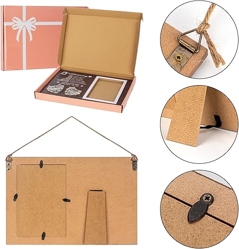 Miniatura 6 de Yakucho Regalos de boda para parejas, marco de fotos de aniversario de matrimonio, marco de clip de 11 aniversario, regalos para parejas 11