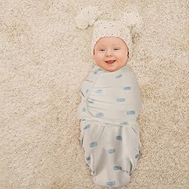 GLLQUEN BABY Swaddle 0-3 Months - 3 Pack Swaddles for Newborn, Adjustable Newborn Swaddling Wrap for Baby Boys and Girls, Swaddle Blanket Sleep Sack, Dinosaur & World, Easy Change