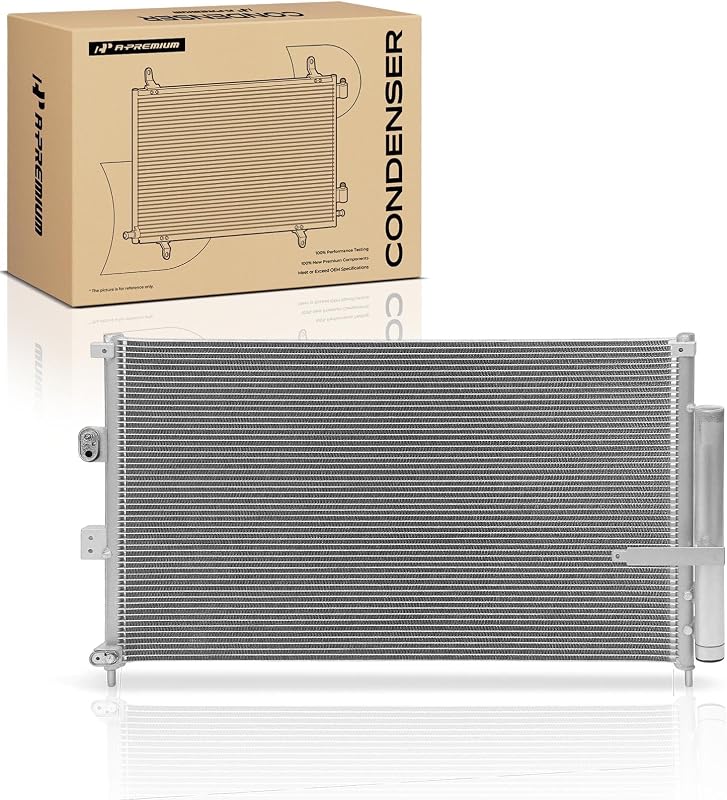 Condensador do ar-condicionado A-Premium com filtro secador para Honda Civic e Acura CSX – 1 unidade